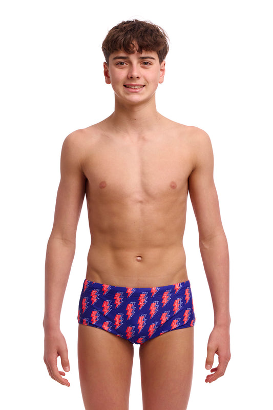 NEW! Funky Trunks Boys Sidewinder Trunks Flash