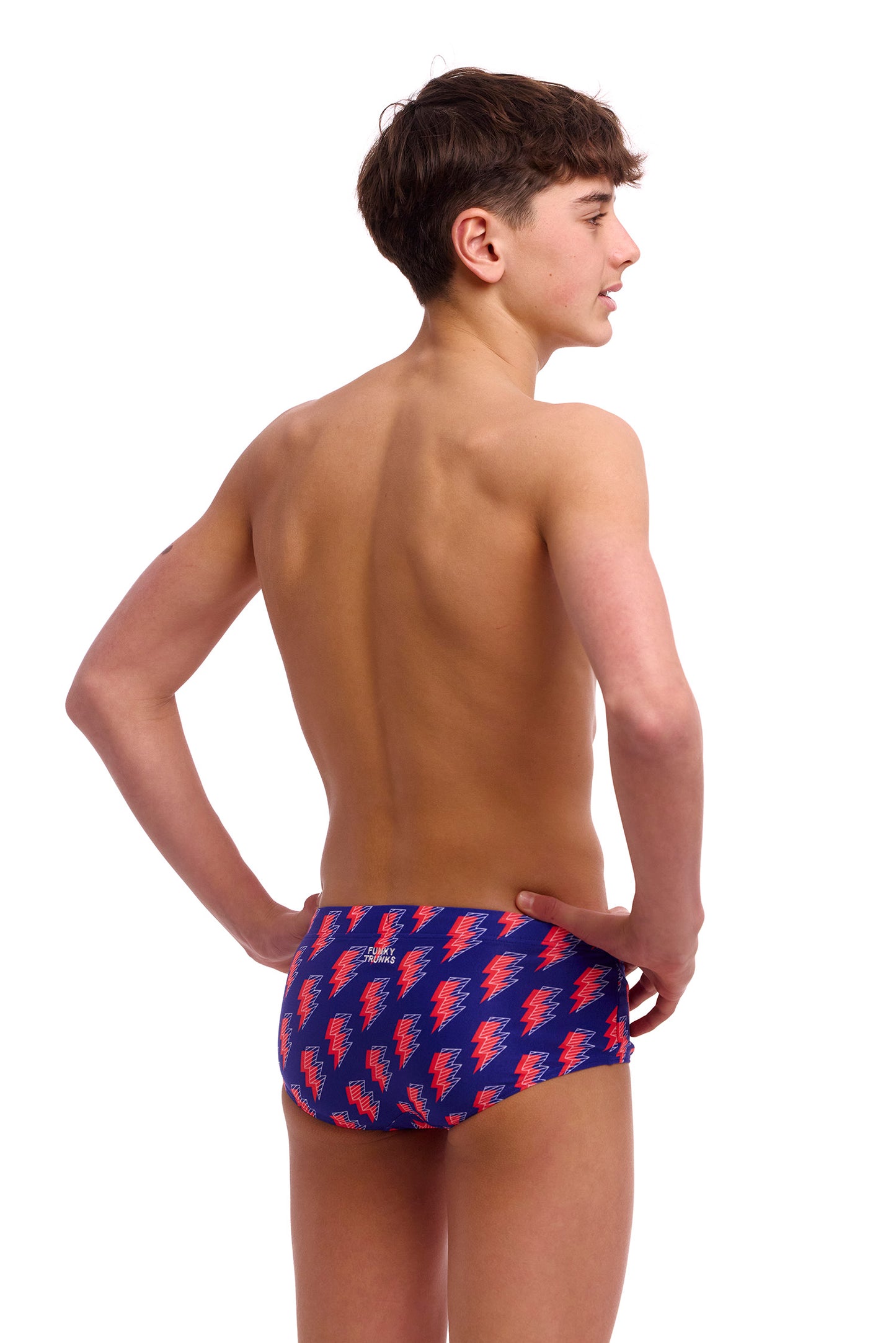 NEW! Funky Trunks Boys Sidewinder Trunks Flash