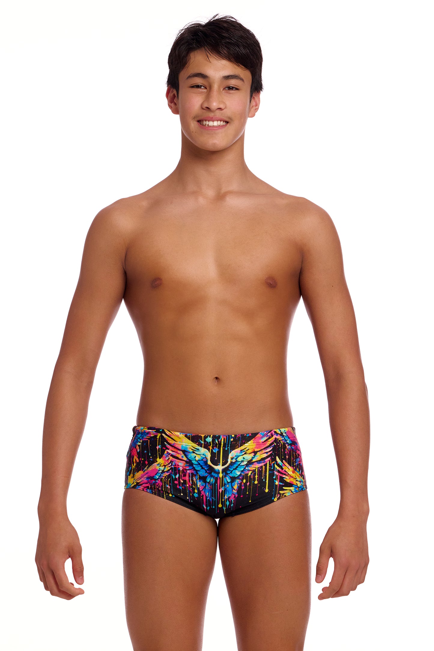 NEW! Funky Trunks Boys Sidewinder Trunks Killer Cupid