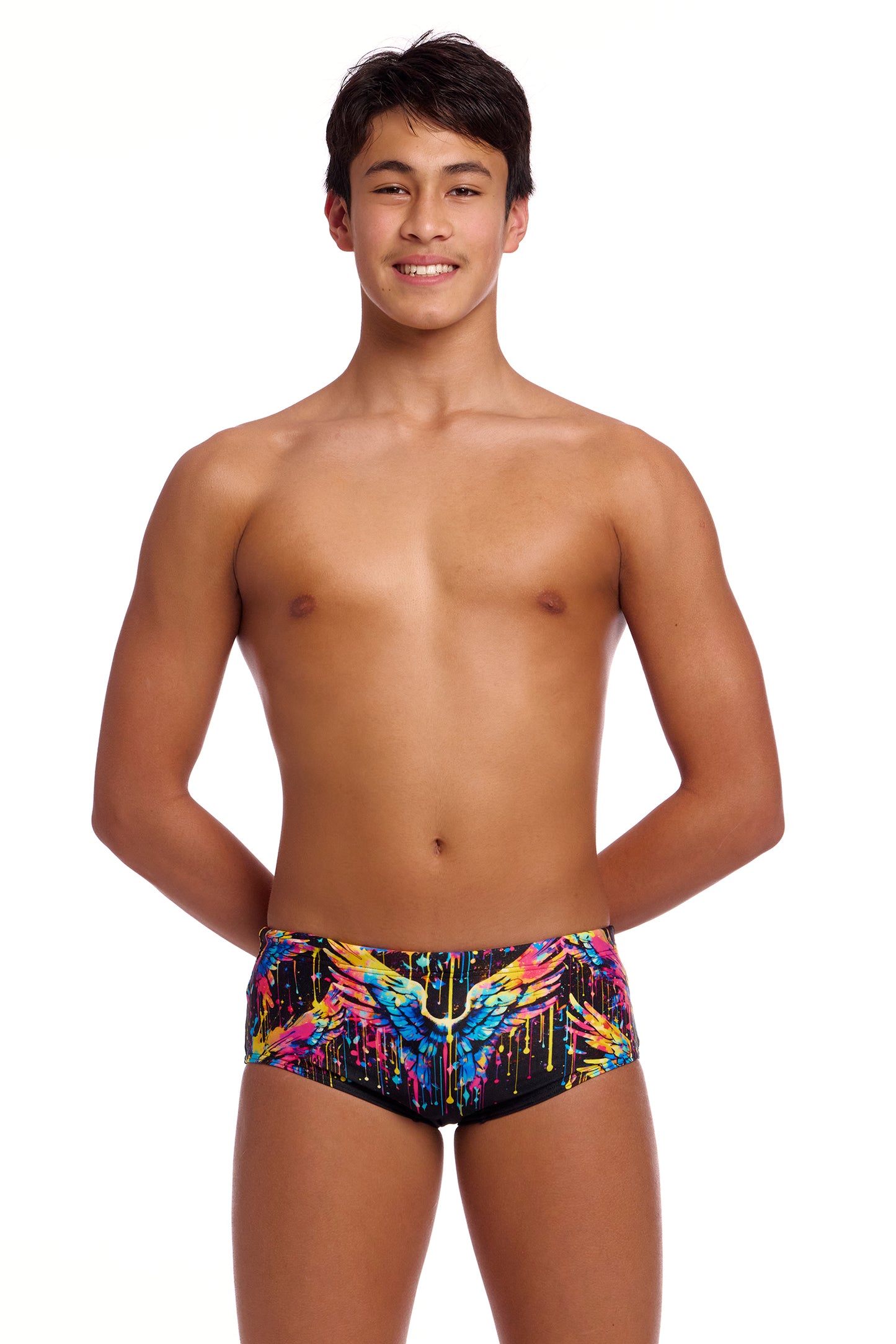 NEW! Funky Trunks Boys Sidewinder Trunks Killer Cupid