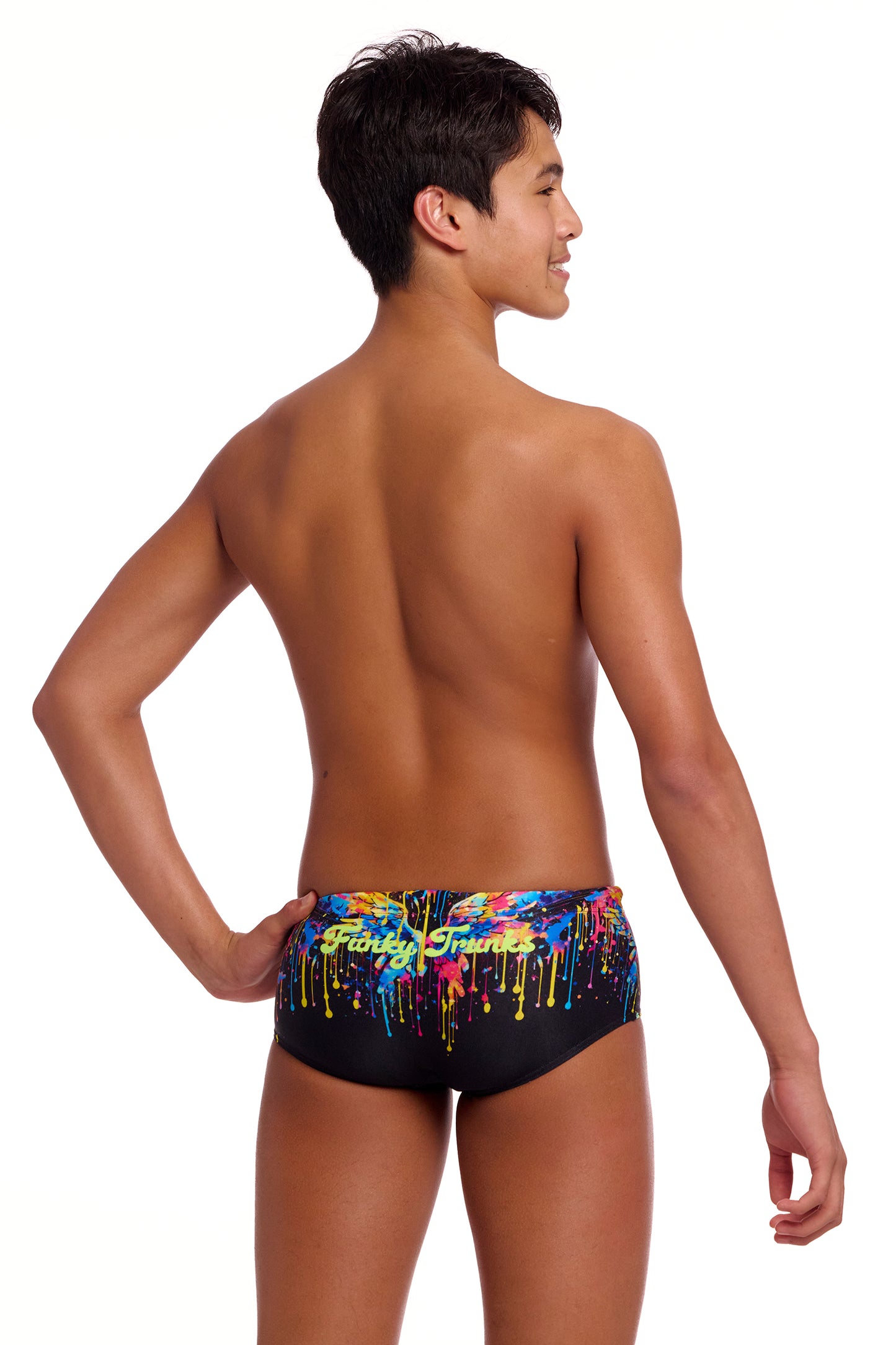 NEW! Funky Trunks Boys Sidewinder Trunks Killer Cupid