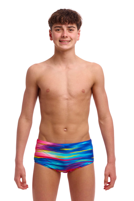 NEW! Funky Trunks Boys Sidewinder Trunks Lost Ocean