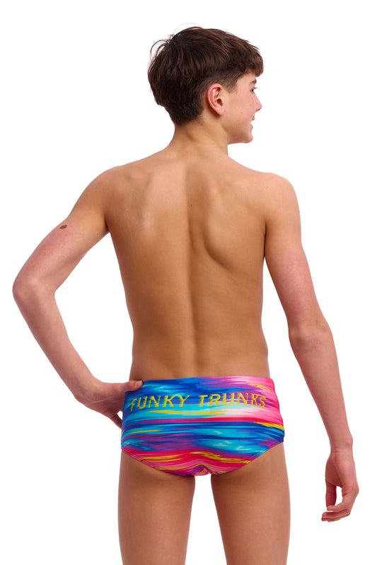 NEW! Funky Trunks Boys Sidewinder Trunks Lost Ocean