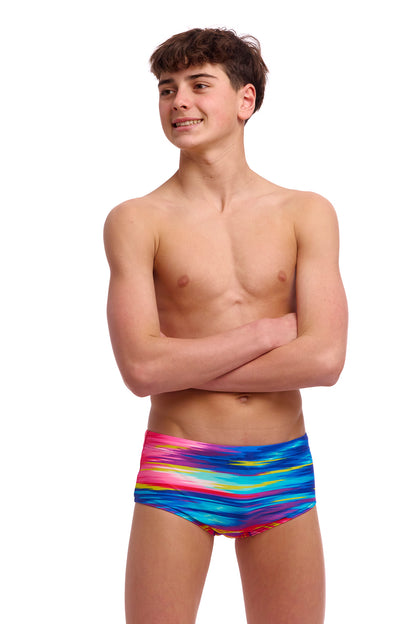 NEW! Funky Trunks Boys Sidewinder Trunks Lost Ocean