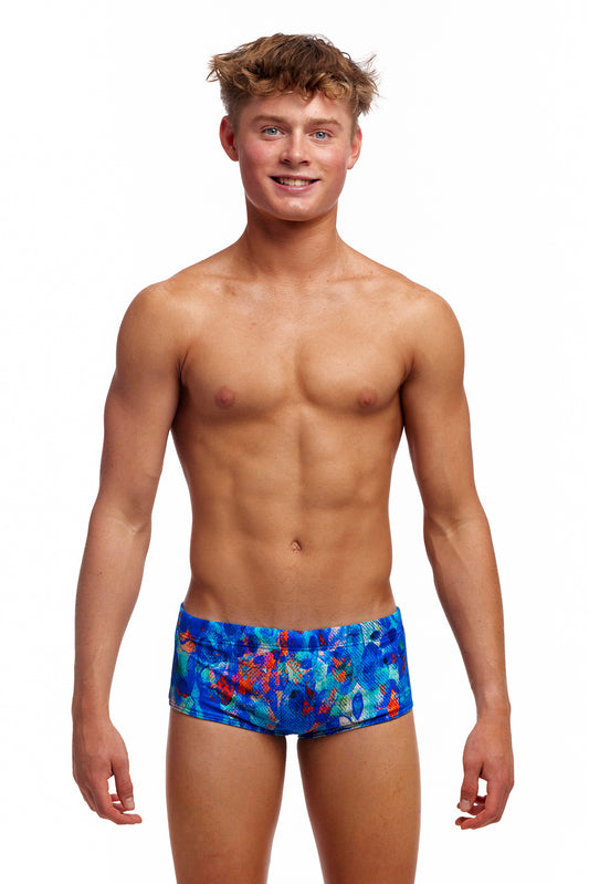 NEW! Funky Trunks Boys Sidewinder Trunks Paint Press