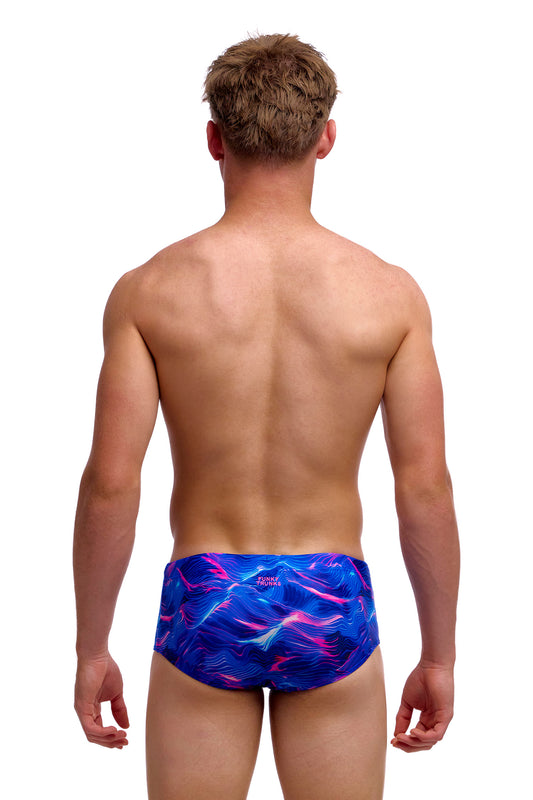 NEW! Funky Trunks Boys Sidewinder Trunks Rising Tide-rear view