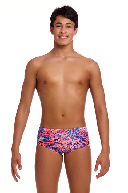 NEW! Funky Trunks Boys Sidewinder Trunks Ruff Stuff