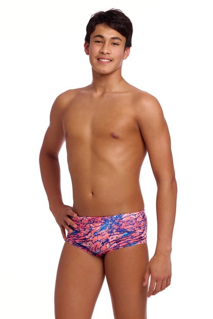 NEW! Funky Trunks Boys Sidewinder Trunks Ruff Stuff