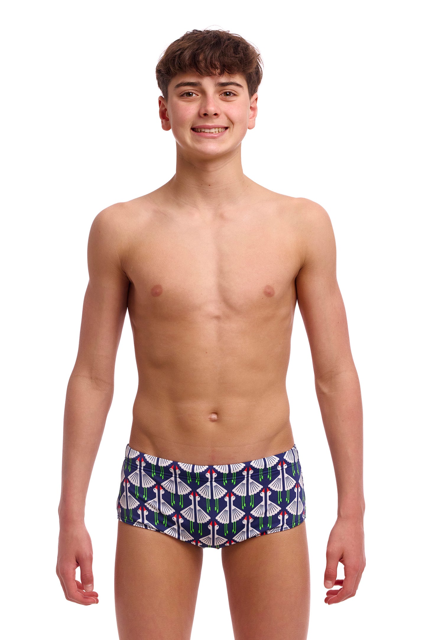 NEW! Funky Trunks Boys Sidewinder Trunks Sitting Duck