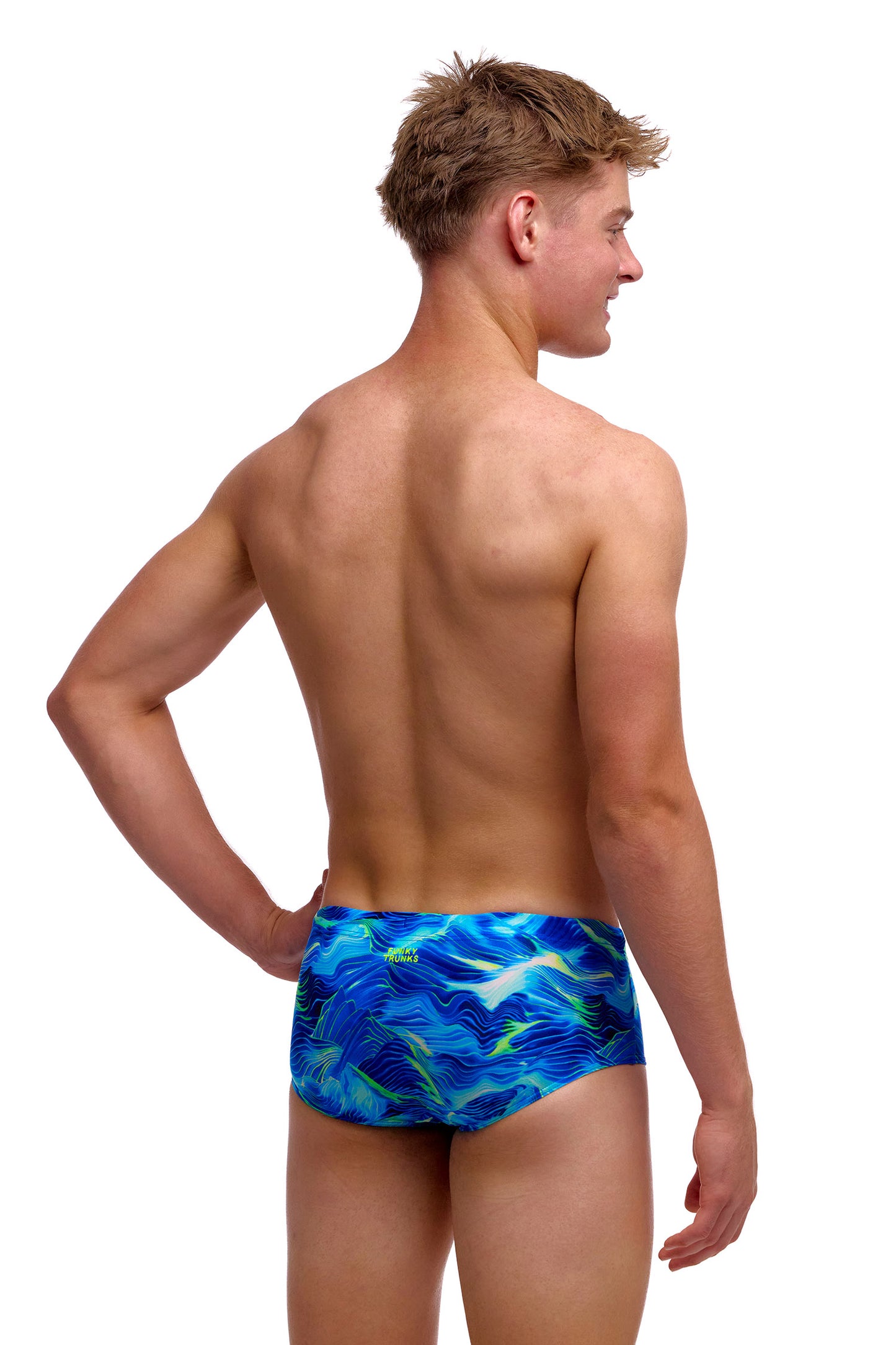 NEW! Funky Trunks Boys Sidewinder Trunks Storm Chaser