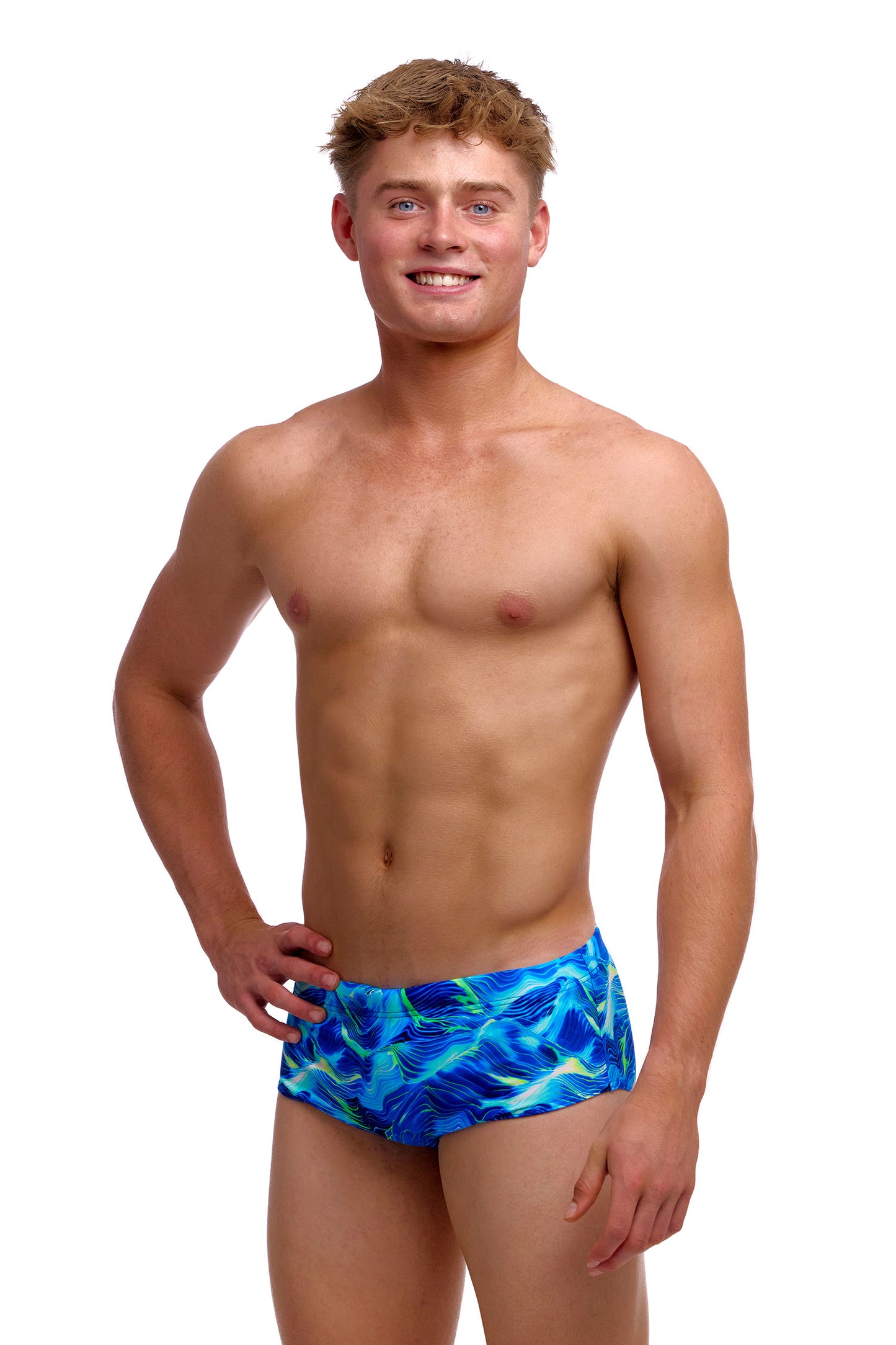 NEW! Funky Trunks Boys Sidewinder Trunks Storm Chaser