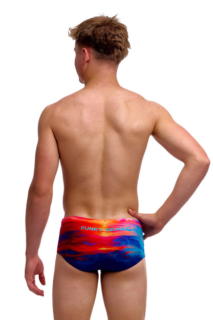 NEW! Funky Trunks Boys Sidewinder Trunks Sunset Delight
