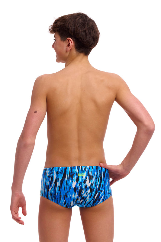 NEW! Funky Trunks Boys Sidewinder Trunks Wing Streak