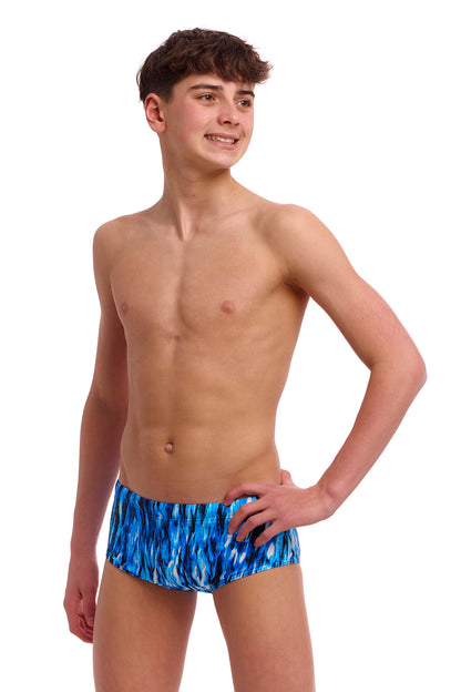 NEW! Funky Trunks Boys Sidewinder Trunks Wing Streak