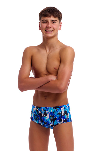 NEW! Funky Trunks Boys Sidewinder Trunks You Messer