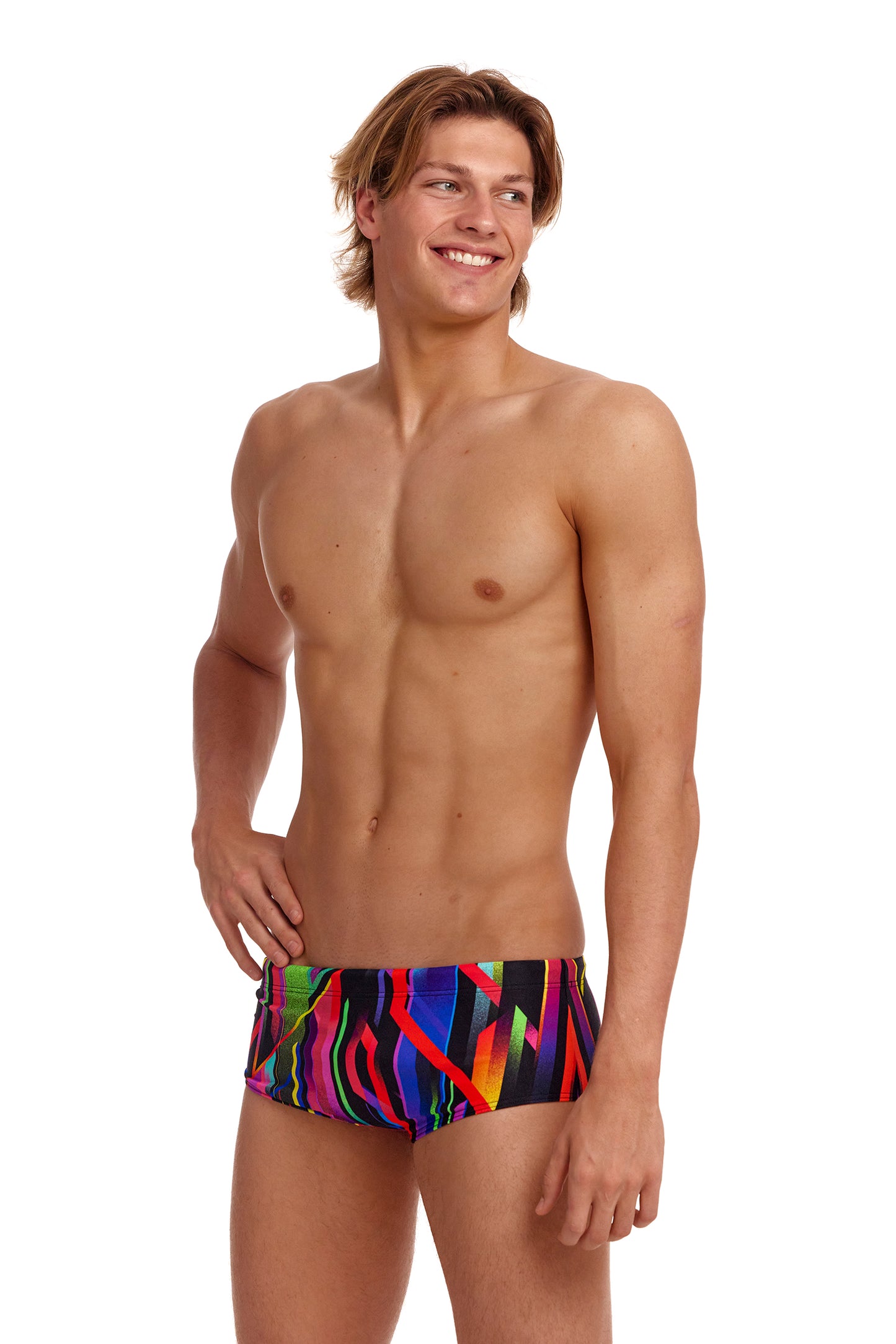 LAST ONE! Funky Trunks Mens Sidewinder Trunks Baby Beamer