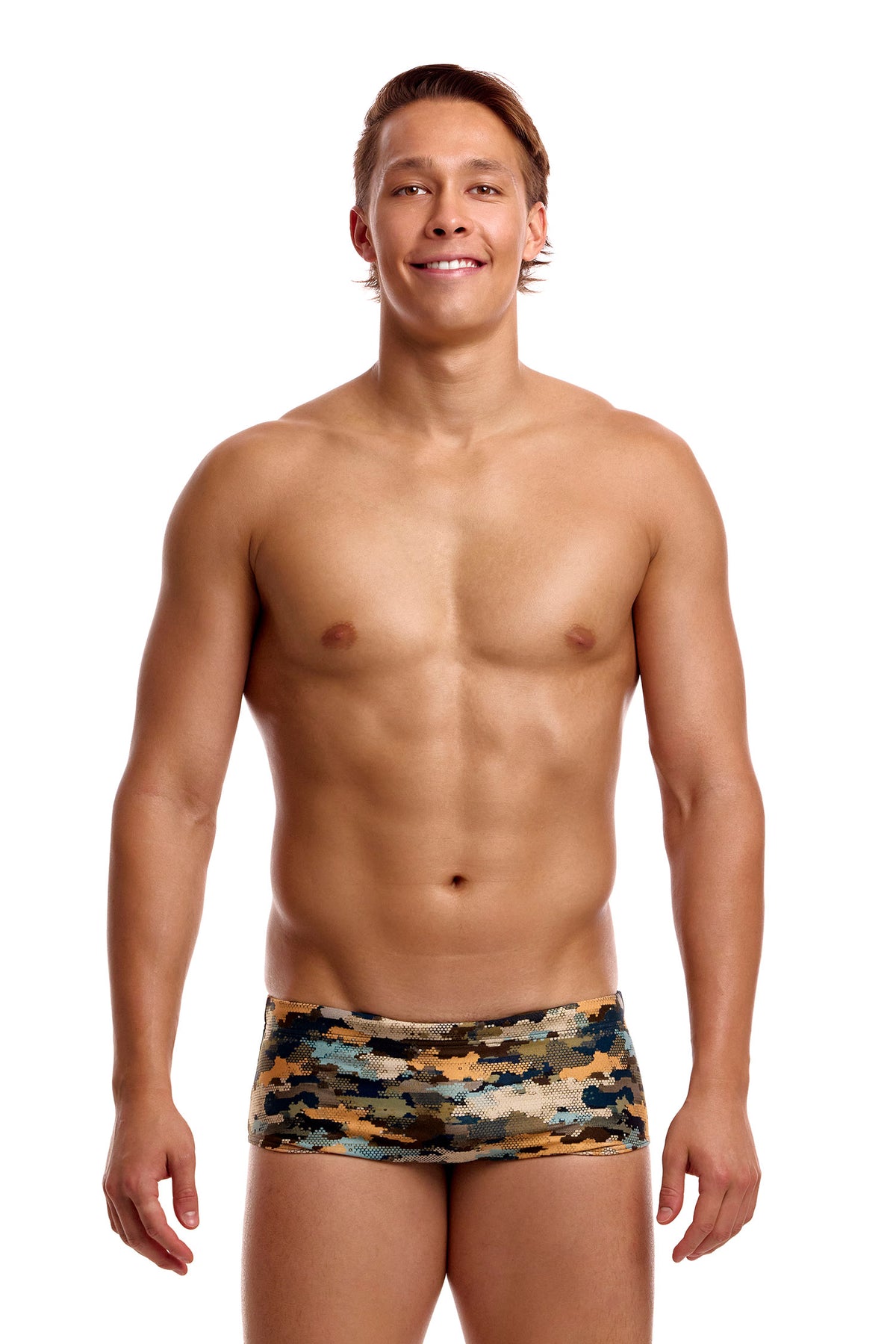 NEW! Funky Trunks Mens Sidewinder Trunks Bilko Baby-Mens Sidewinder Trunks-[front view]