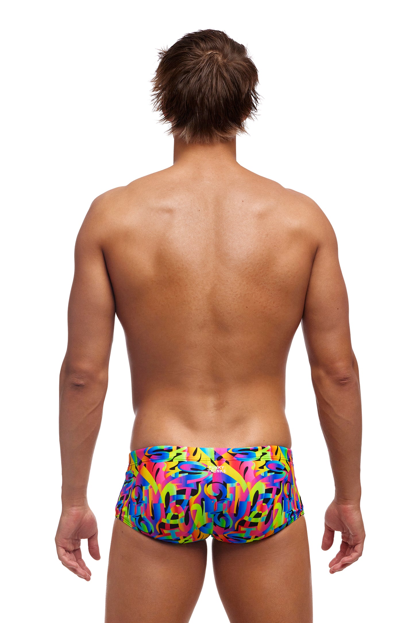 NEW! Funky Trunks Mens Sidewinder Trunks Colour Funk