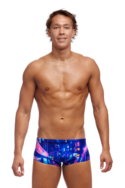 NEW! Funky Trunks Mens Sidewinder Trunks Cyber City