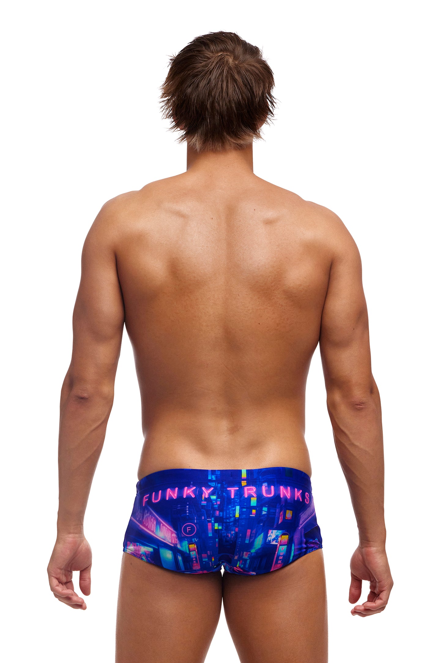 NEW! Funky Trunks Mens Sidewinder Trunks Cyber City