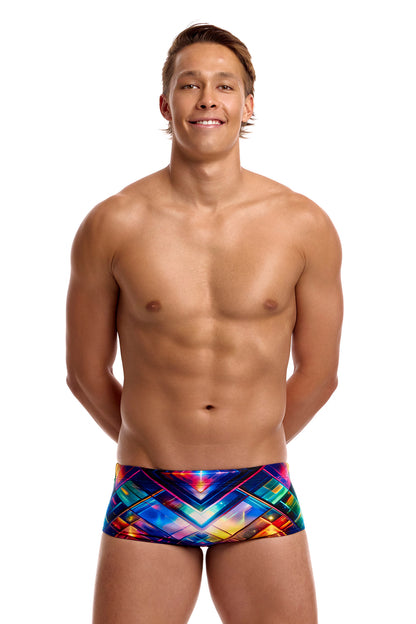 NEW! Funky Trunks Mens Sidewinder Trunks Firefly Sparkle
