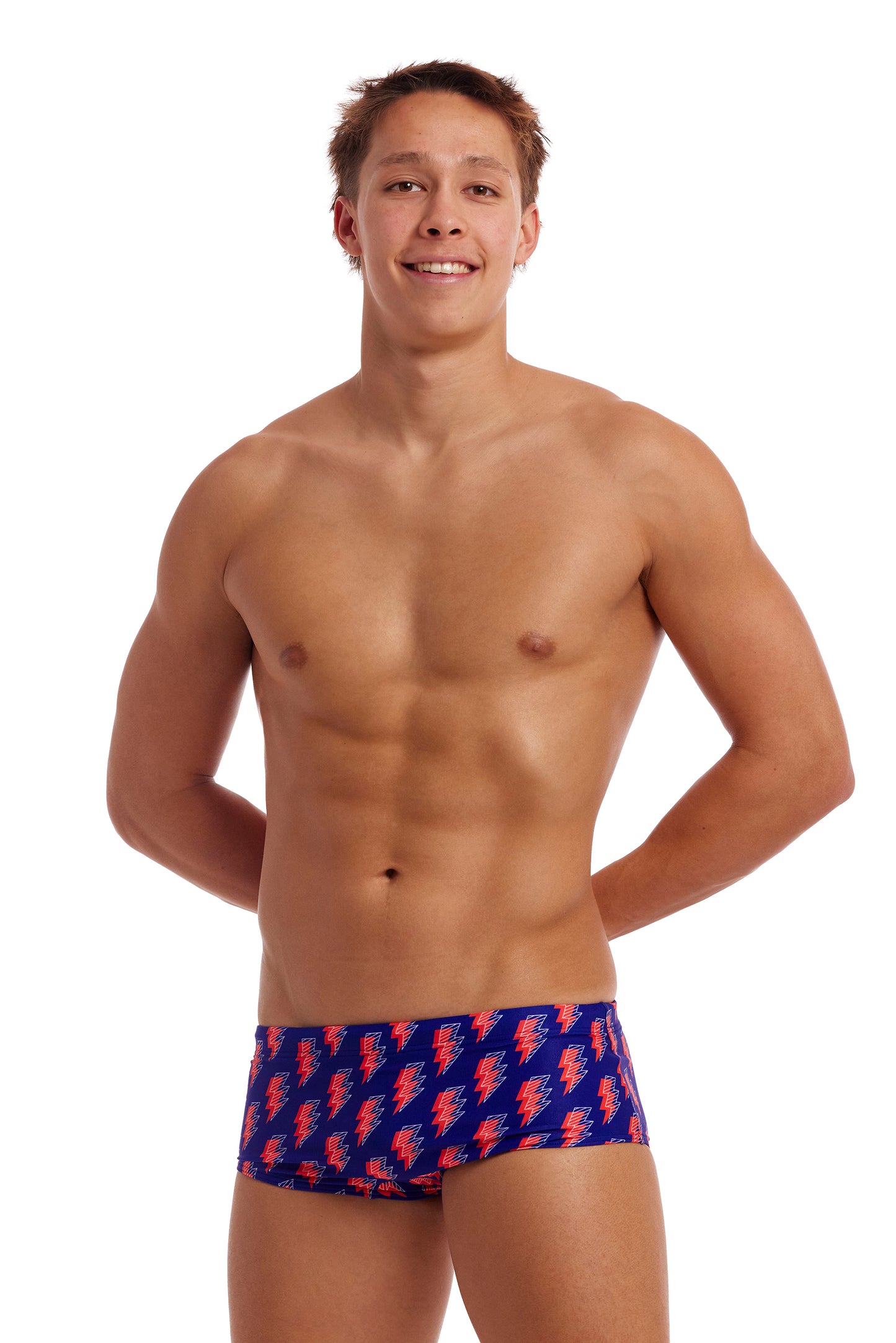 NEW! Funky Trunks Mens Sidewinder Trunks Flash