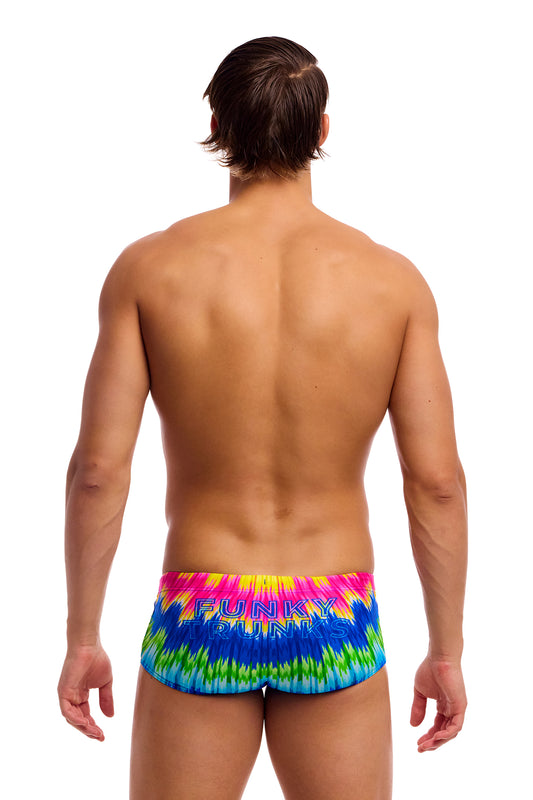 NEW! Funky Trunks Mens Sidewinder Trunks Fly Time-rear view