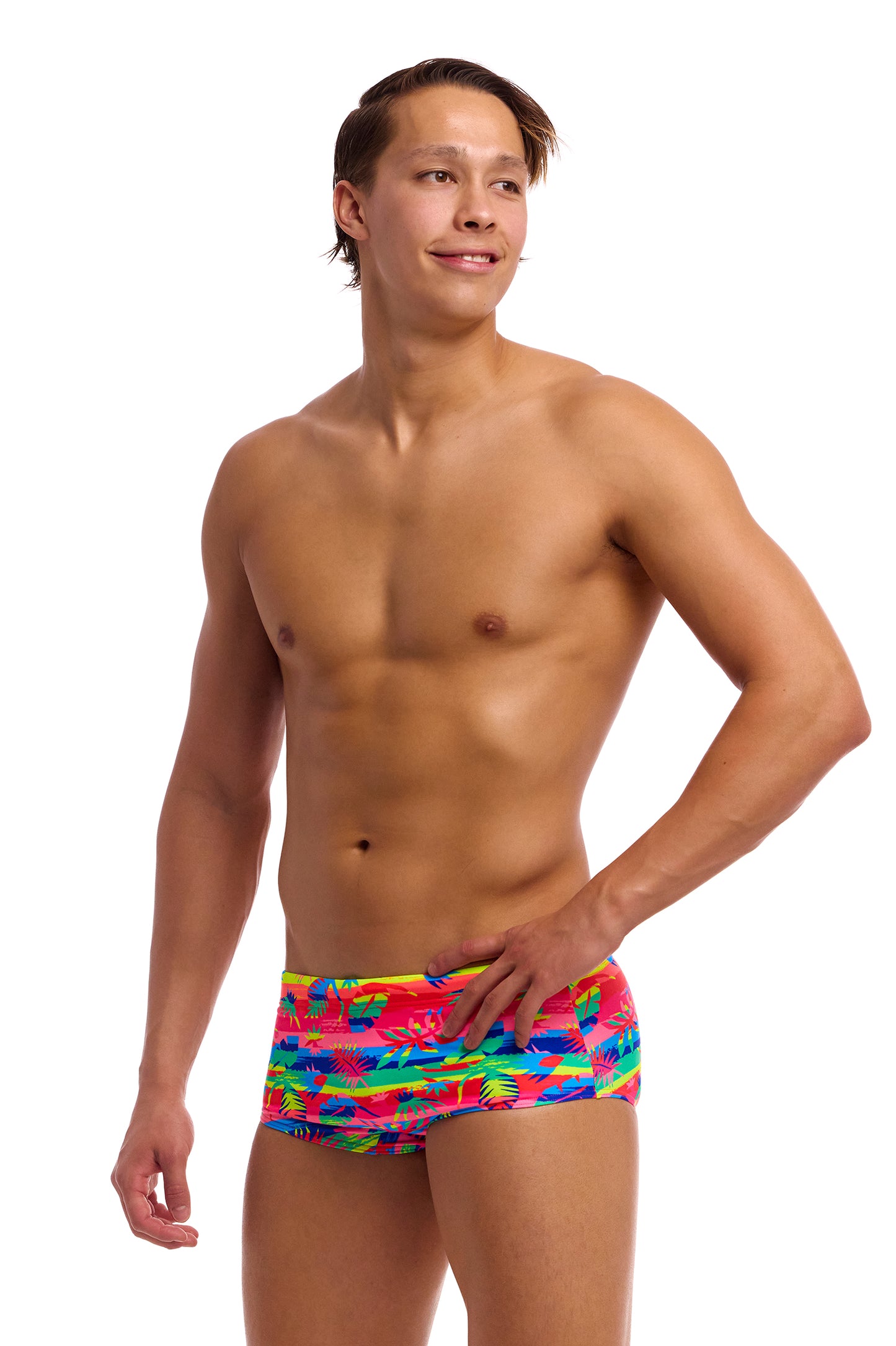 NEW! Funky Trunks Mens Sidewinder Trunks Free Foliage