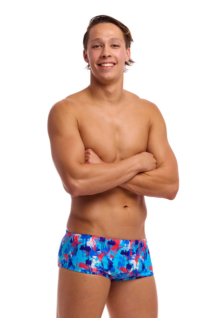 NEW! Funky Trunks Mens Sidewinder Trunks Messy Messy Messy