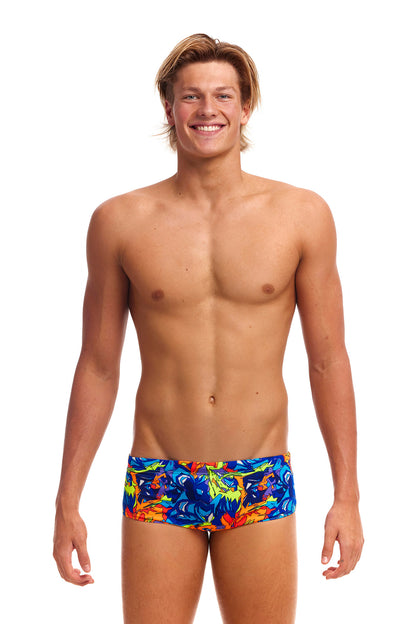 NEW! Funky Trunks Mens Eco Sidewinder Trunks Mixed Mess
