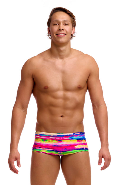 NEW! Funky Trunks Mens Sidewinder Trunks Paint Patch