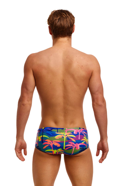 LAST ONE! Funky Trunks Mens Eco Sidewinder Trunks Palm A Lot