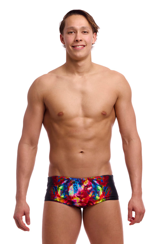 NEW! Funky Trunks Mens Sidewinder Trunks Pride Alive