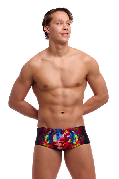 NEW! Funky Trunks Mens Sidewinder Trunks Pride Alive