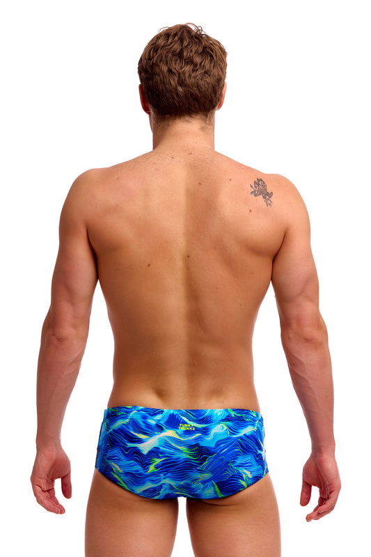 NEW! Funky Trunks Mens Sidewinder Trunks Storm Chaser-rear view