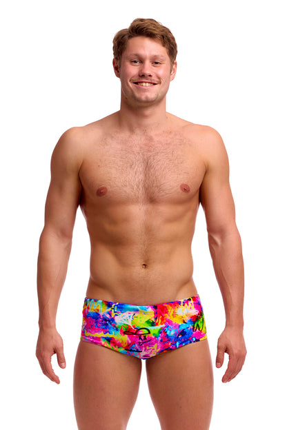 NEW! Funky Trunks Mens Sidewinder Trunks Tag Her-front view