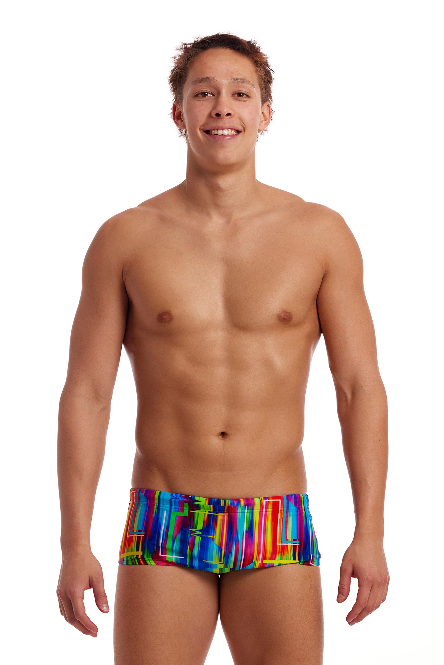 NEW! Funky Trunks Mens Sidewinder Trunks The Glitch