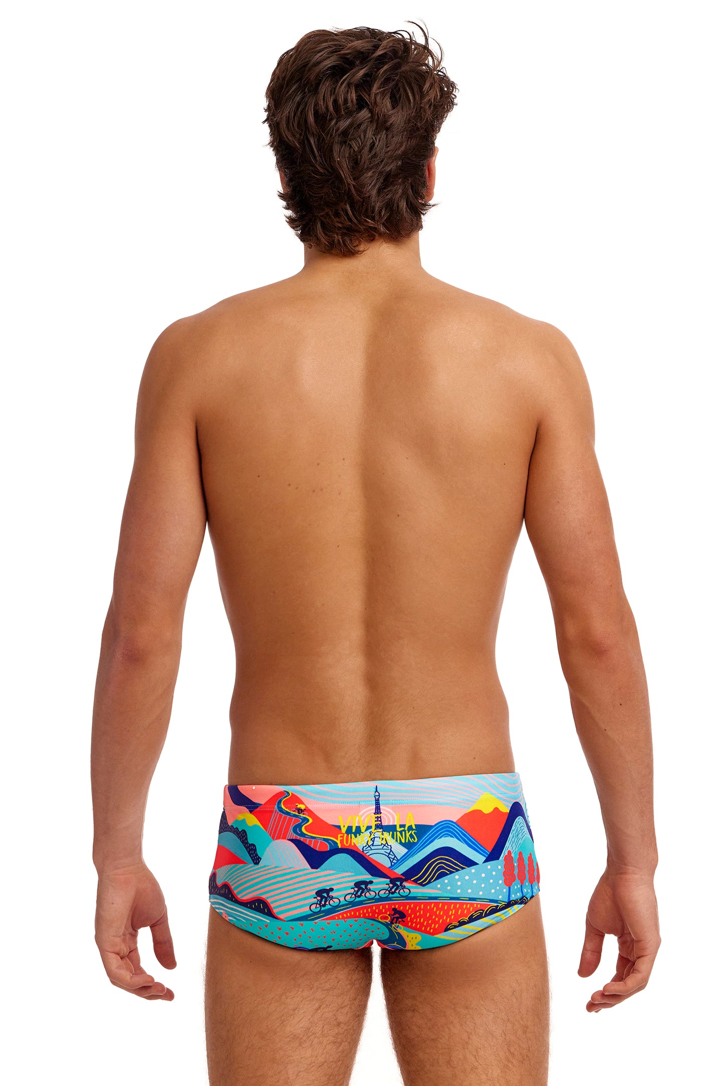 LAST ONE! Funky Trunks Mens Sidewinder Trunks Vive La Funky