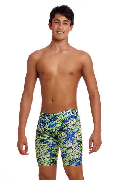 NEW! Funky Trunks Boys Fast Training Jammers Scaled Back