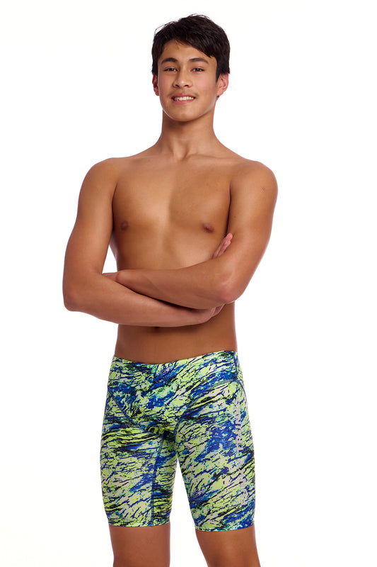 NEW! Funky Trunks Boys Fast Training Jammers Scaled Back