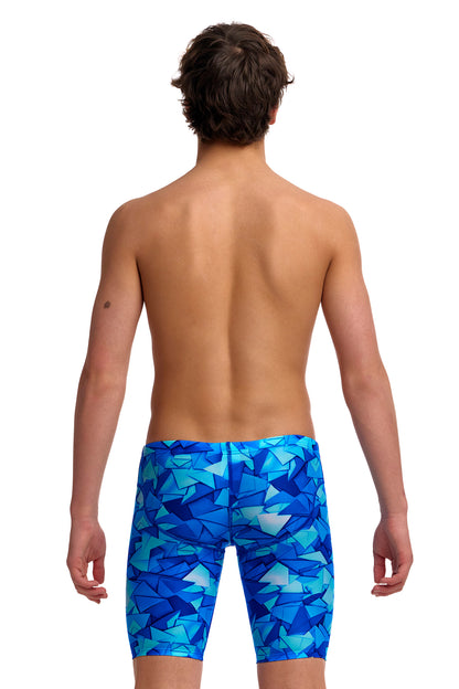 NEW! Funky Trunks Boys Fast Training Jammers Try Blue