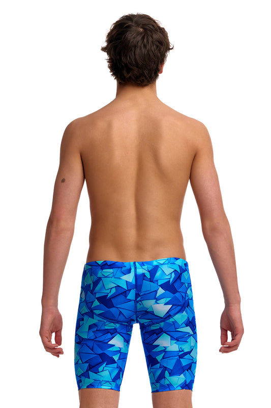 NEW! Funky Trunks Boys Fast Training Jammers Try Blue