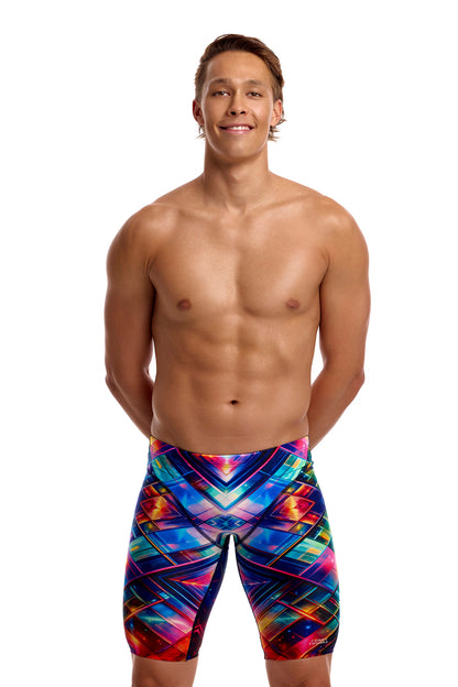 NEW! Funky Trunks Mens Fast Training Jammers Firefly Sparkle