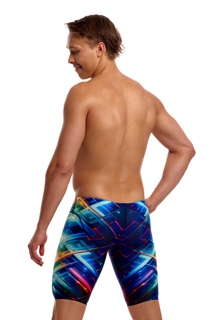 NEW! Funky Trunks Mens Fast Training Jammers Firefly Sparkle