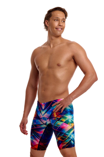 NEW! Funky Trunks Mens Fast Training Jammers Firefly Sparkle