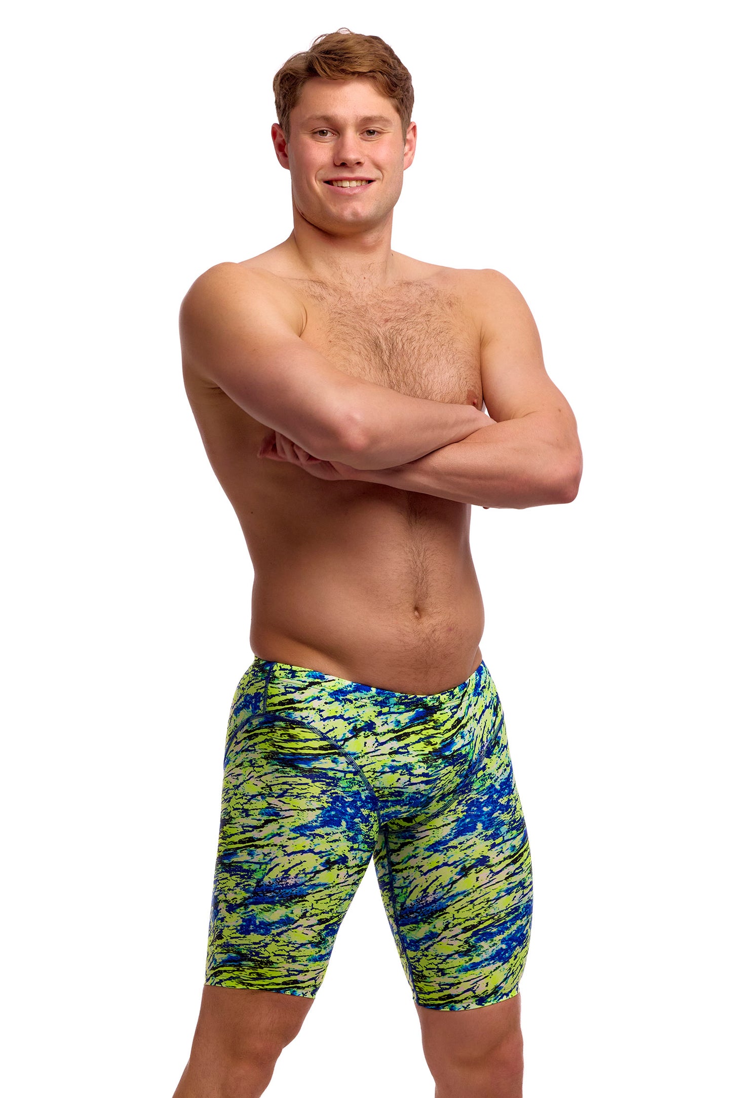 NEW! Funky Trunks Mens Fast Training Jammers Scaled Back