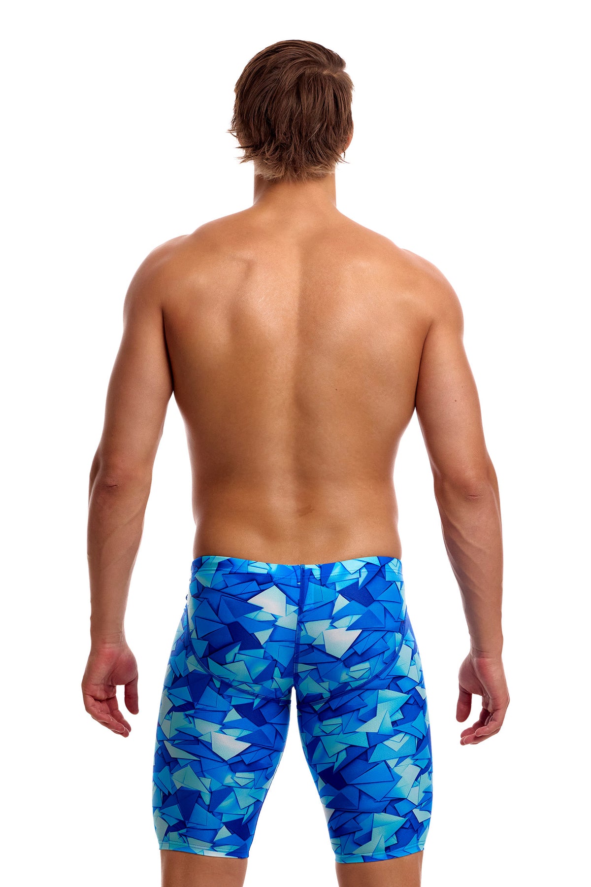 NEW! Funky Trunks Mens Fast Training Jammers Try Blue