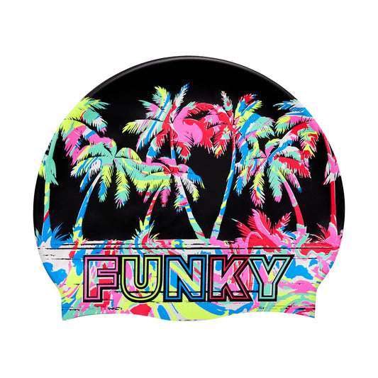 Funky Silicone Cap Sunset City