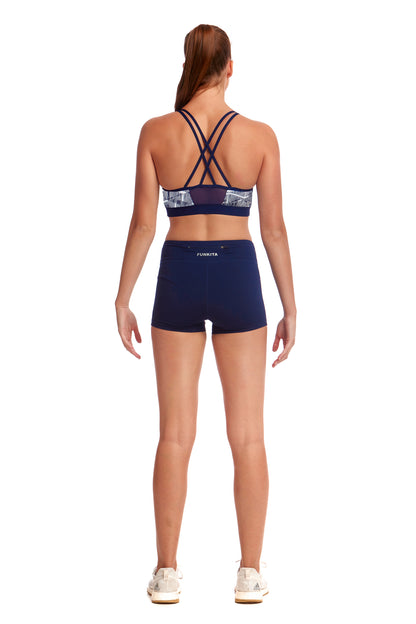 Funkita Fit Ladies Bondage Crop Top Bar Bell