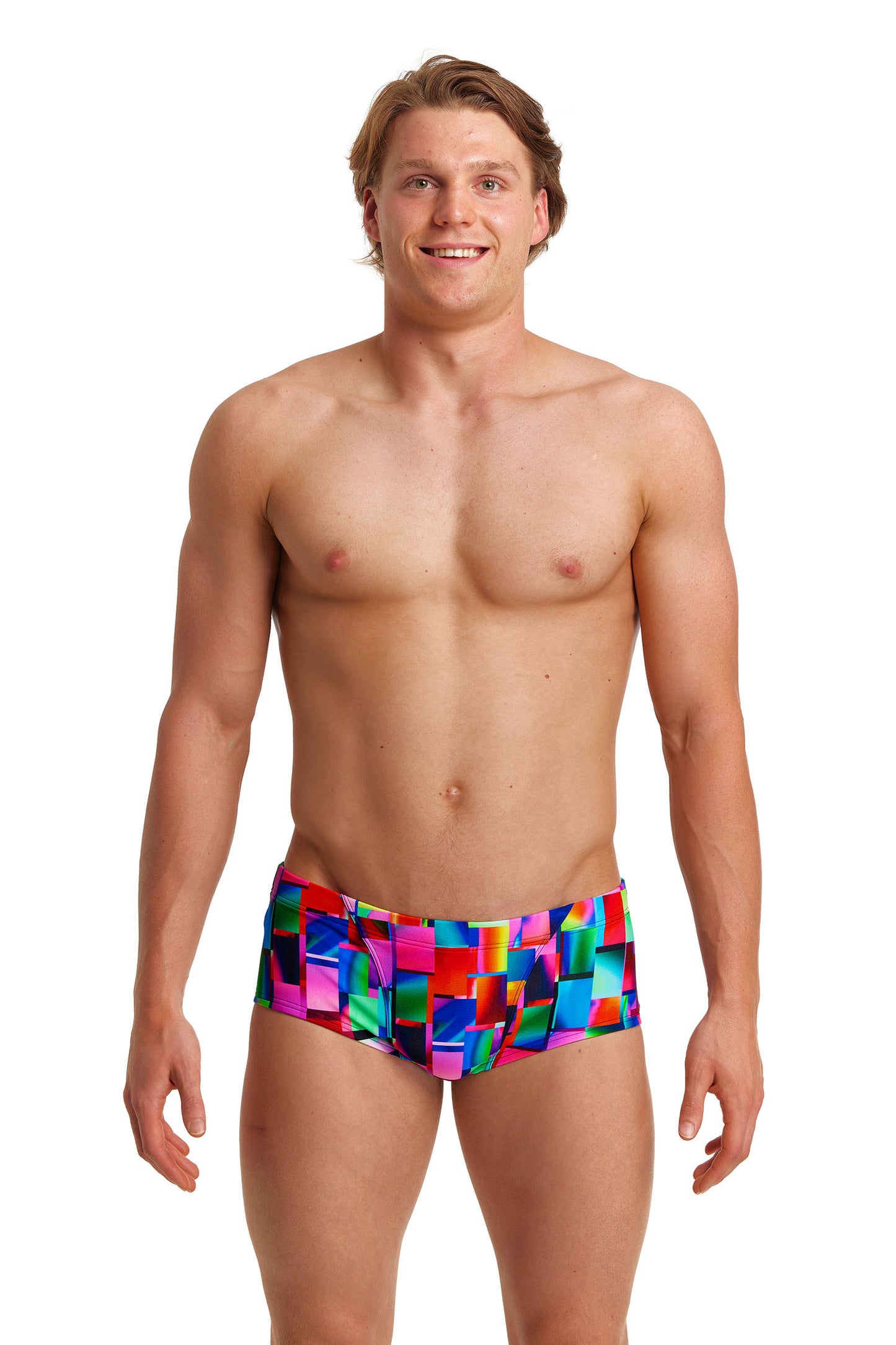 LAST ONE! Funky Trunks Mens Classic Trunks Patch Panels